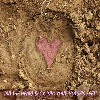 barefoot hoofprint heart